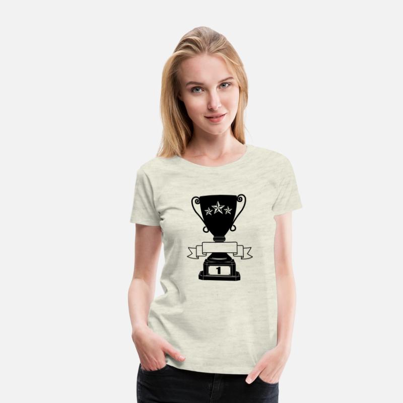 Banner cup three stars and number 1 plaque