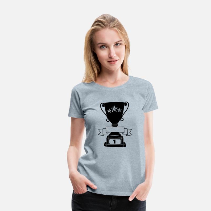 Banner cup three stars and number 1 plaque