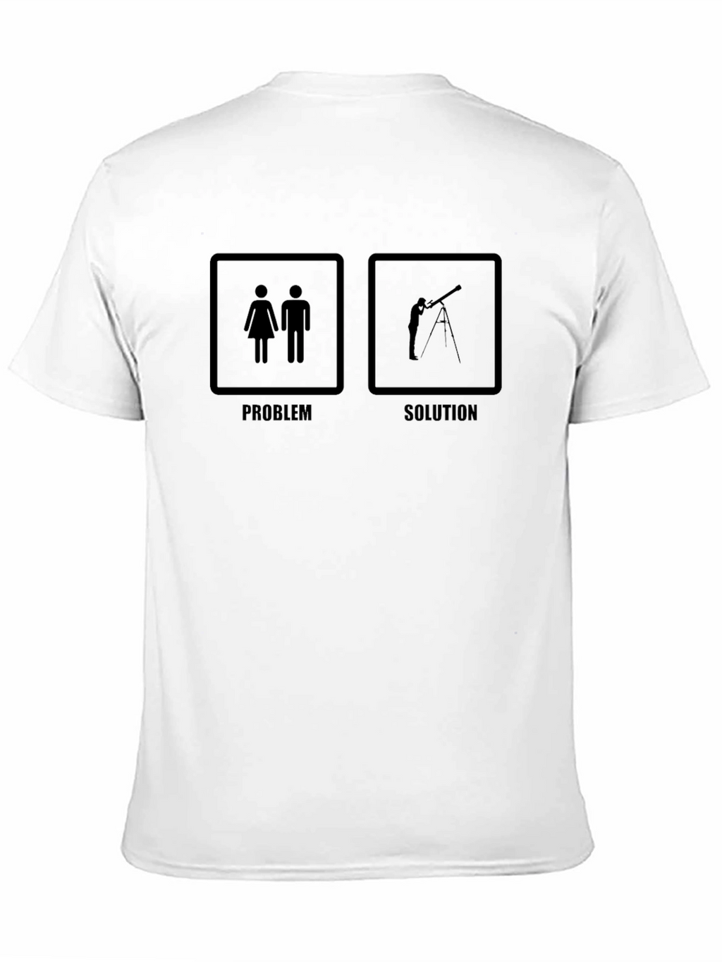 Astronomy Humor T-Shirt - Problem Solution Tee