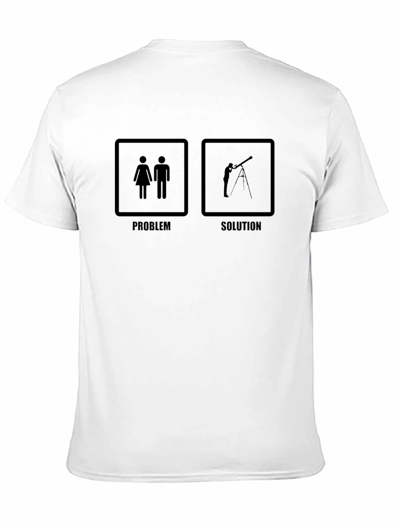 Astronomy Humor T-Shirt - Problem Solution Tee