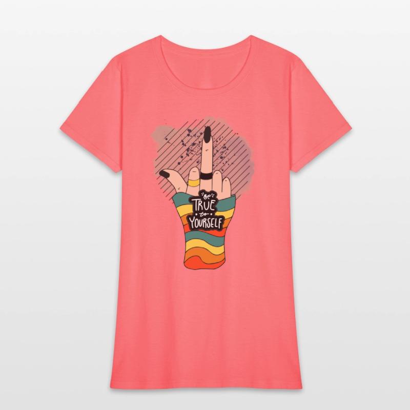 Be True To Yourself Middle Finger