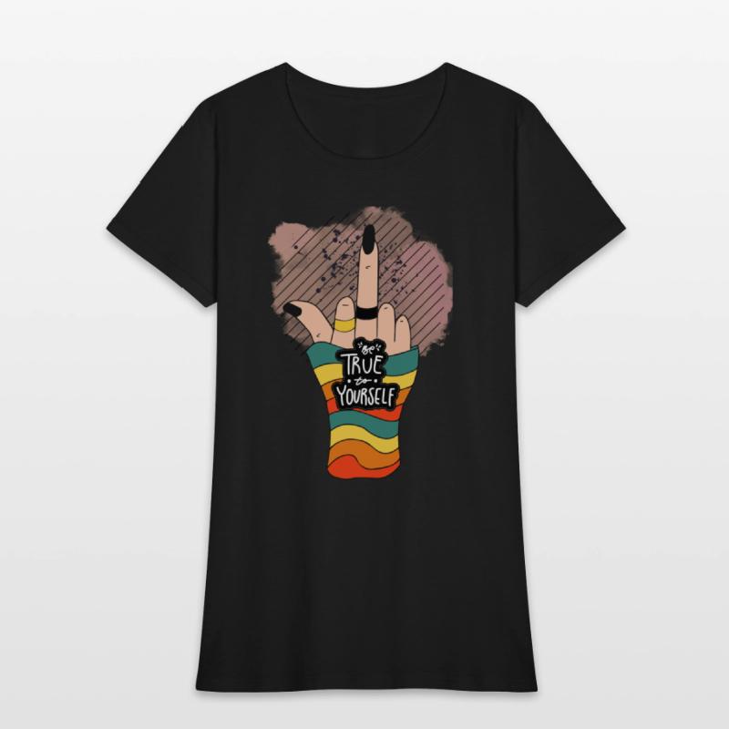 Be True To Yourself Middle Finger