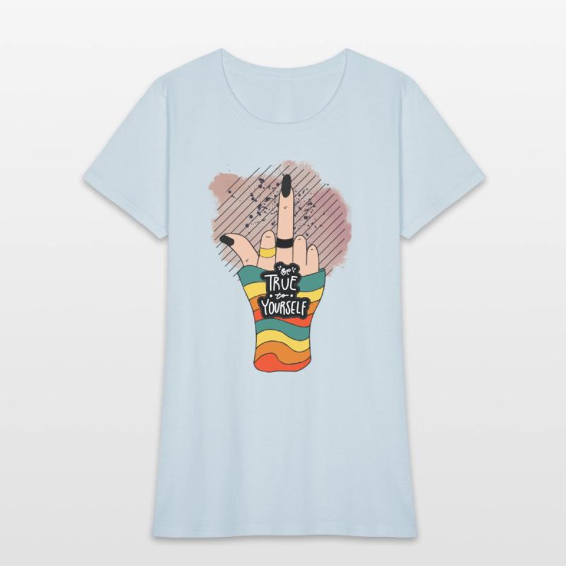 Be True To Yourself Middle Finger