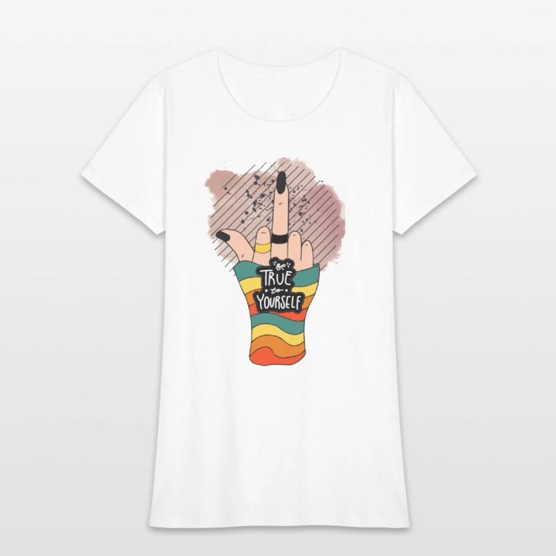 Be True To Yourself Middle Finger