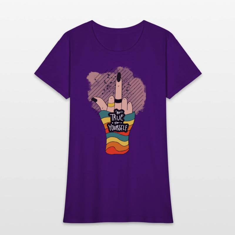 Be True To Yourself Middle Finger