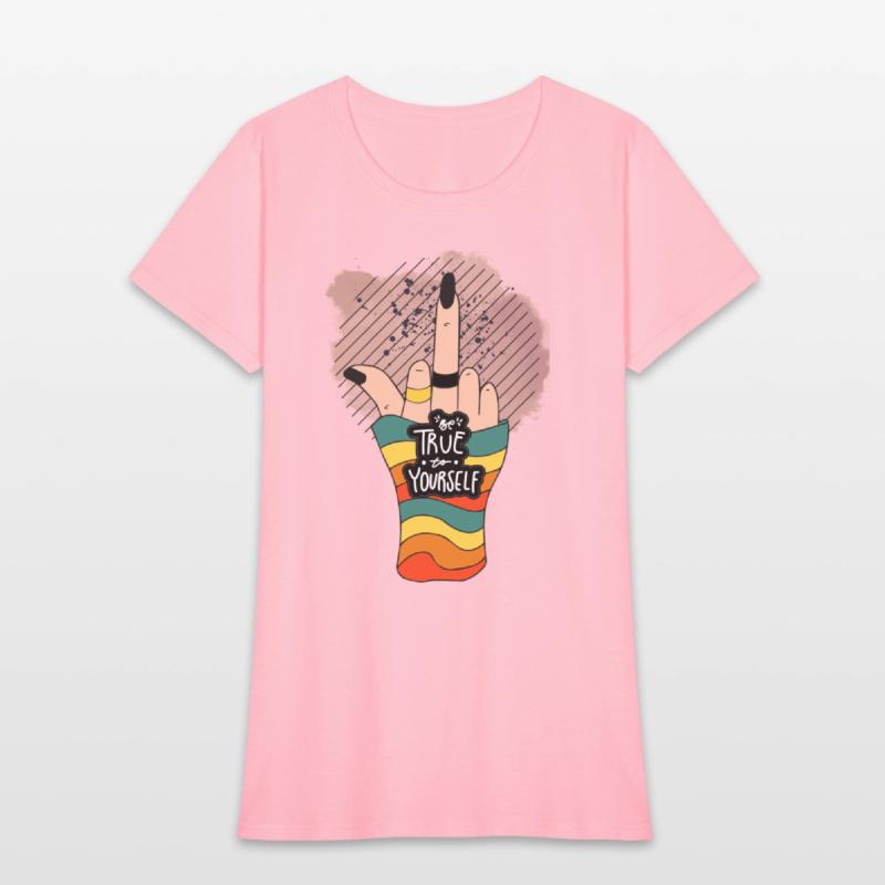 Be True To Yourself Middle Finger