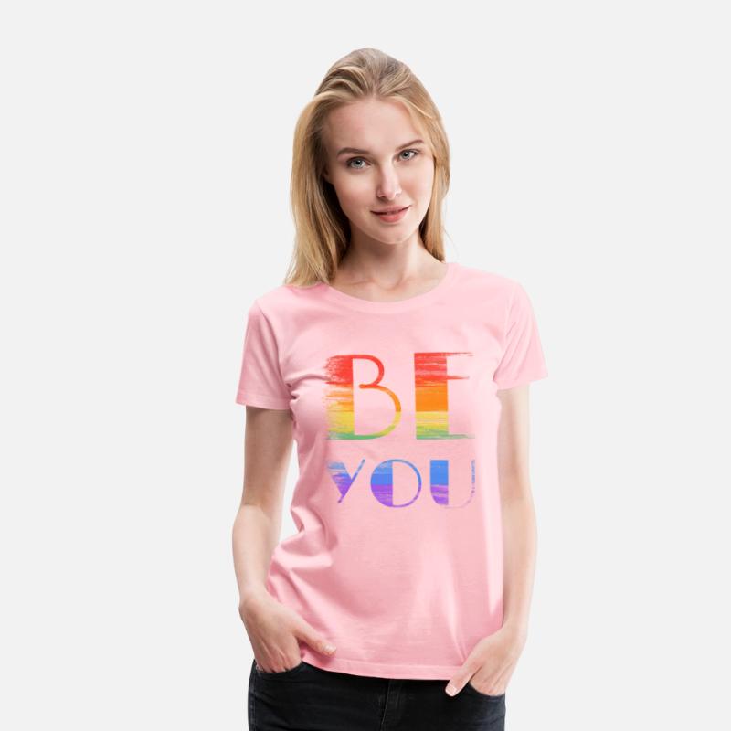 be you rainbow colored sign lgbtq