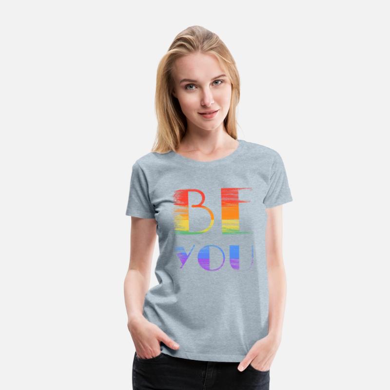 be you rainbow colored sign lgbtq