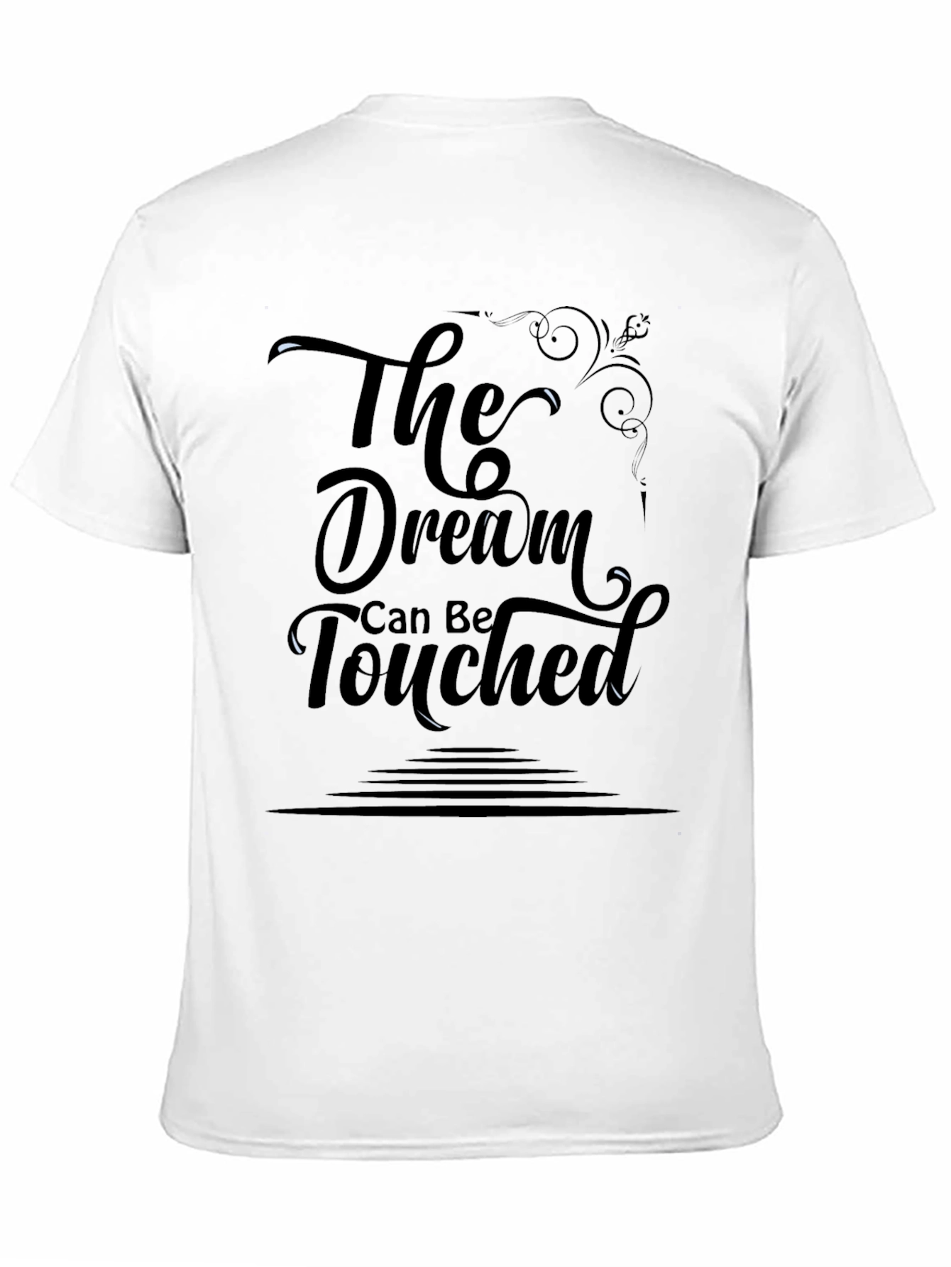 The Dream Can Be Touched Graphic Black Tee
