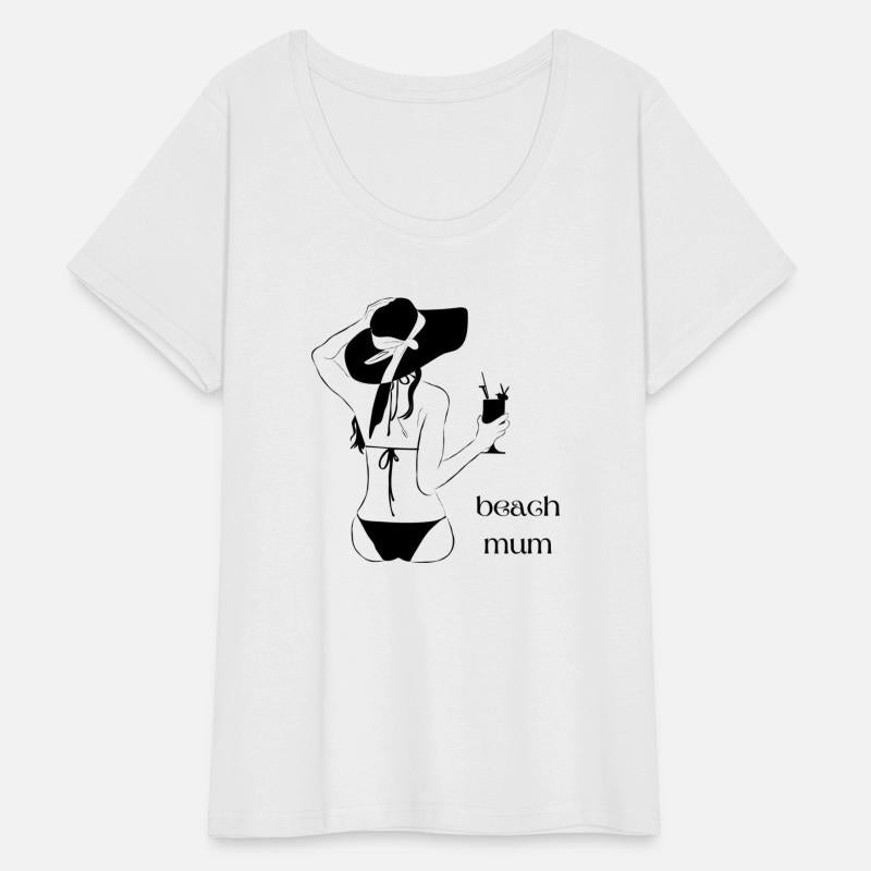 beach mum tee shirt