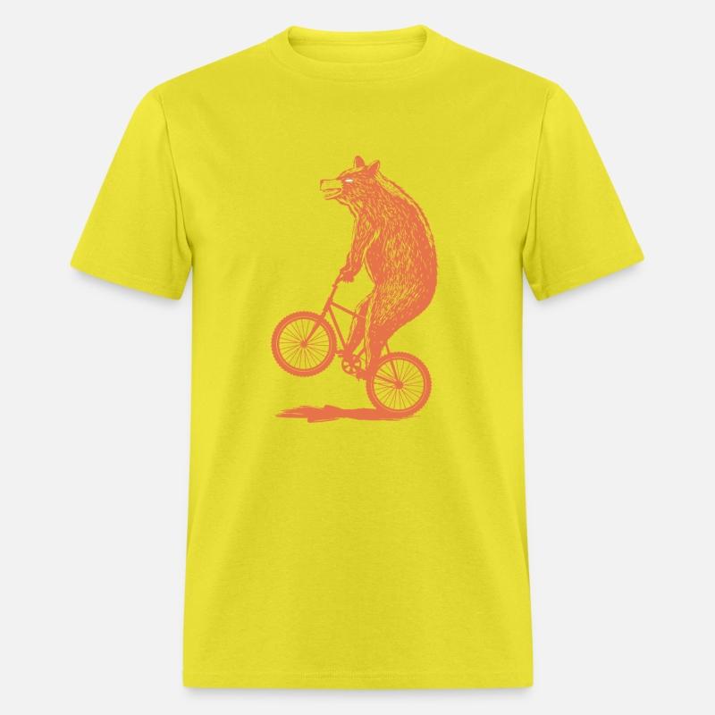 Bear Cycling Bicylce Wheelie Trick