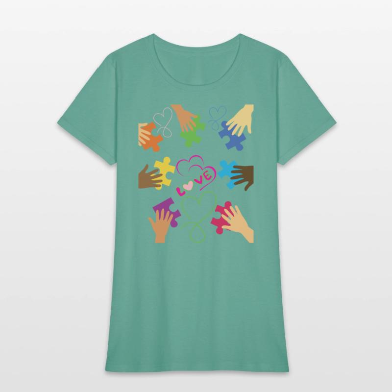 Beautiful Hands Puzzle United to End Racism Design