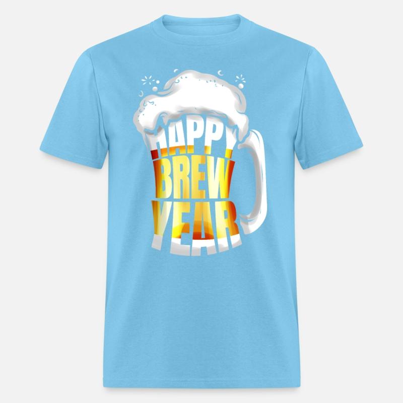 Beer Glass Mug Happy Brew Year New Year's Eve