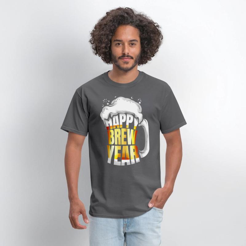 Beer Glass Mug Happy Brew Year New Year's Eve