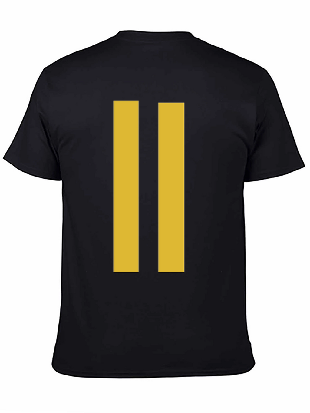 Two Stripe Graphic Tee - Black