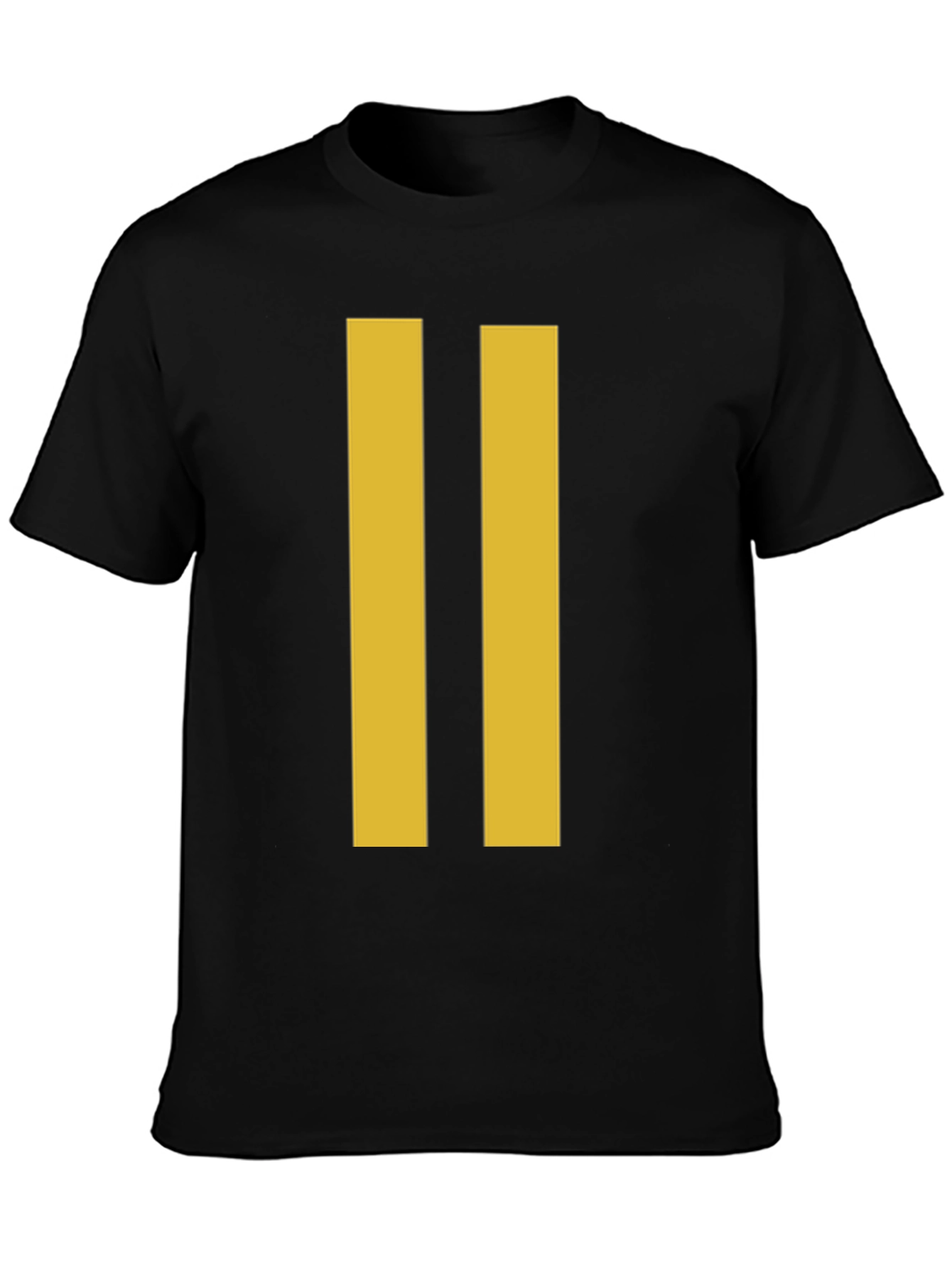 Two Stripe Graphic Tee - Black