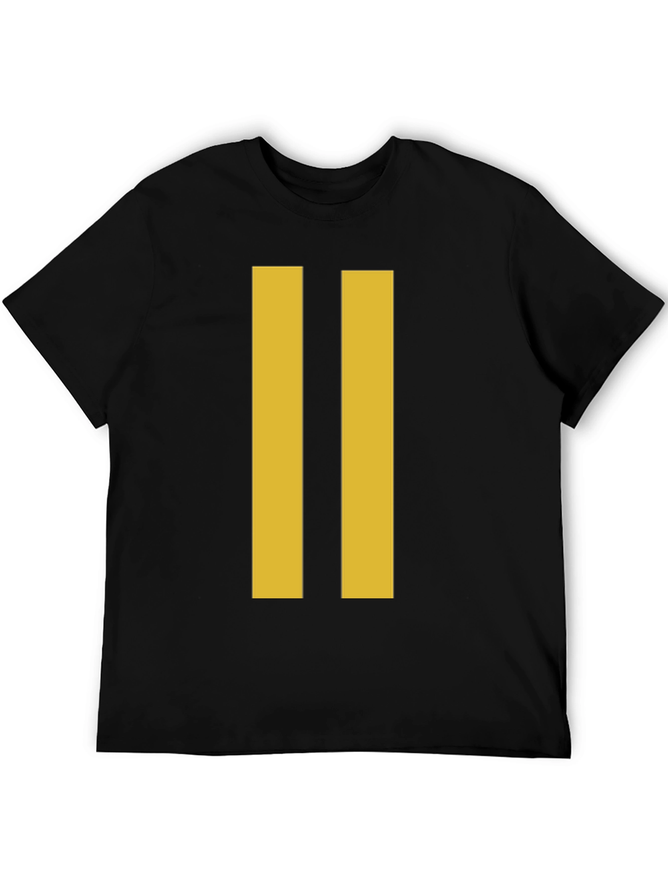 Two Stripe Graphic Tee - Black