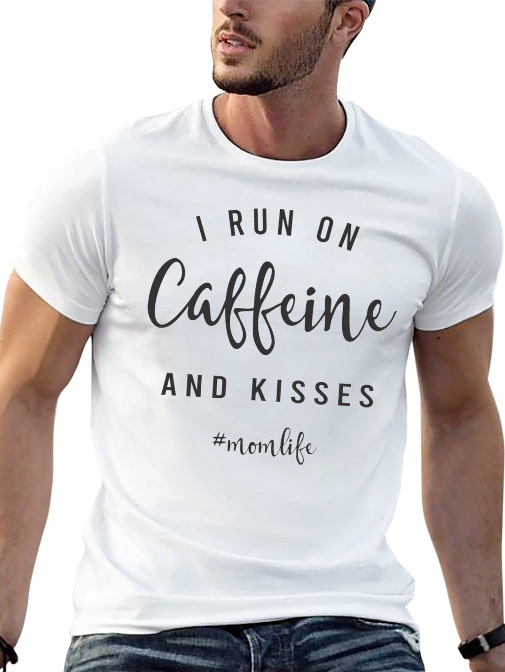 Caffeine & Kisses Mom Life T-Shirt