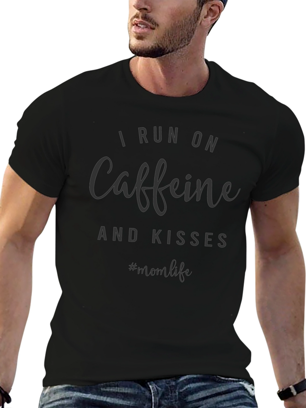 Caffeine & Kisses Mom Life T-Shirt