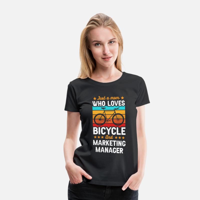 Bicycle And Marketing Manager Mom