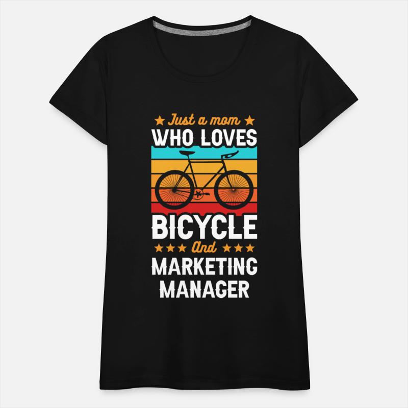Bicycle And Marketing Manager Mom