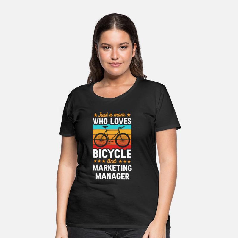Bicycle And Marketing Manager Mom