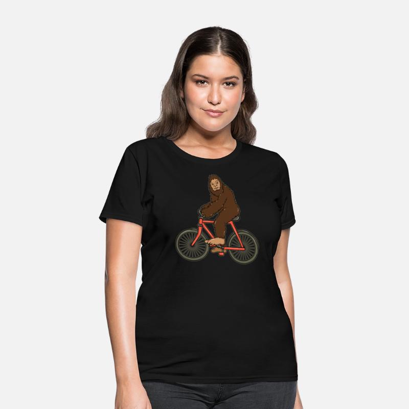Bicycle Cyclist Bigfoot Sasquatch Gift