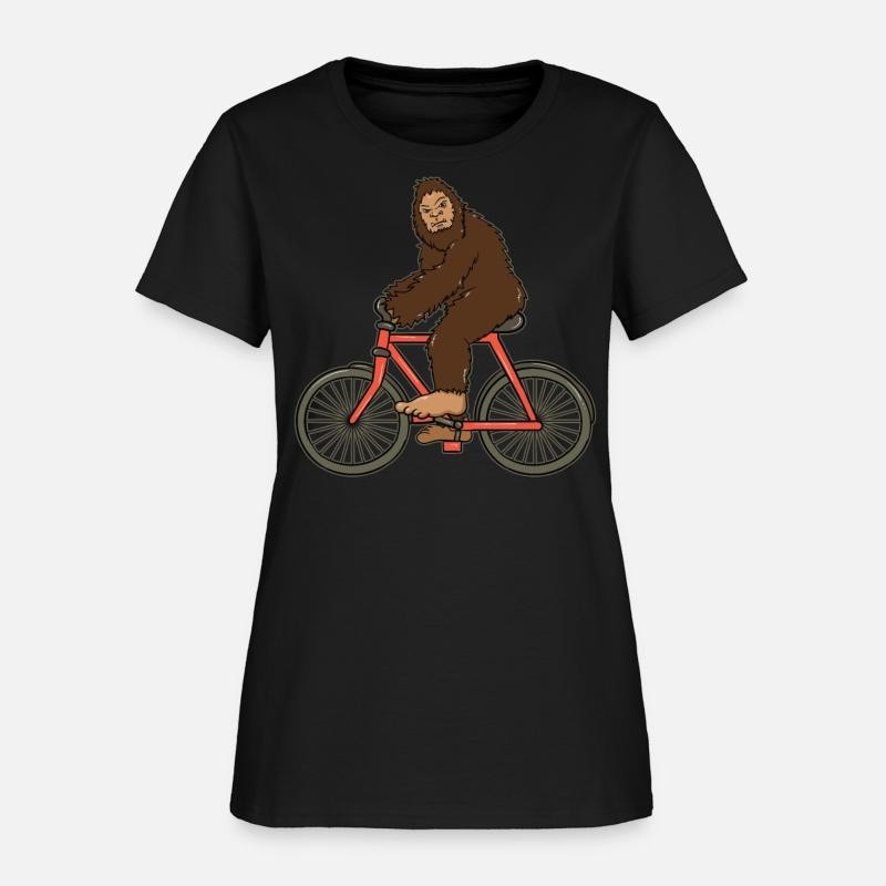 Bicycle Cyclist Bigfoot Sasquatch Gift