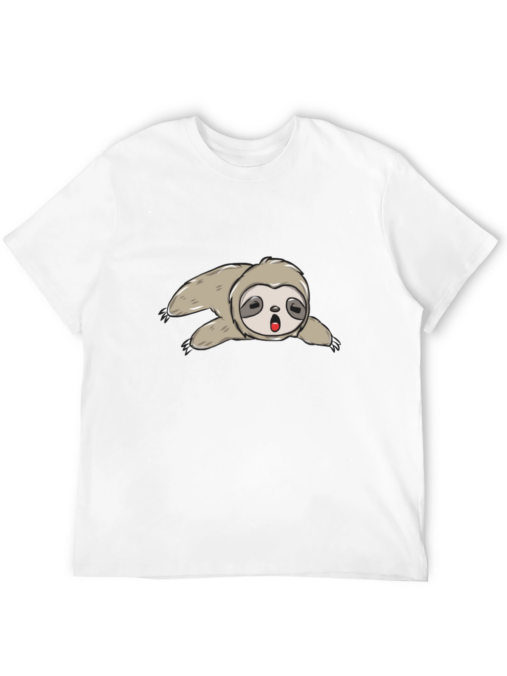 Sloth Graphic Print Tee - Relaxed Fit