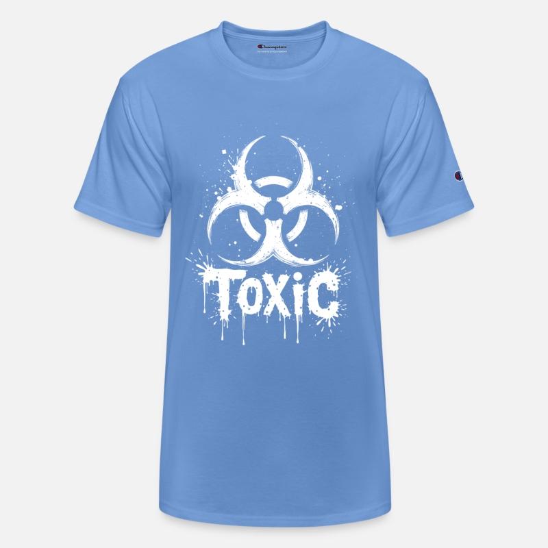 Biohazard Symbol Toxic Grunge Style