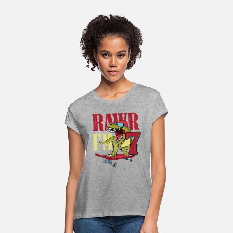 Birth Born Age 7 Years Old Dinosaur Skateboard