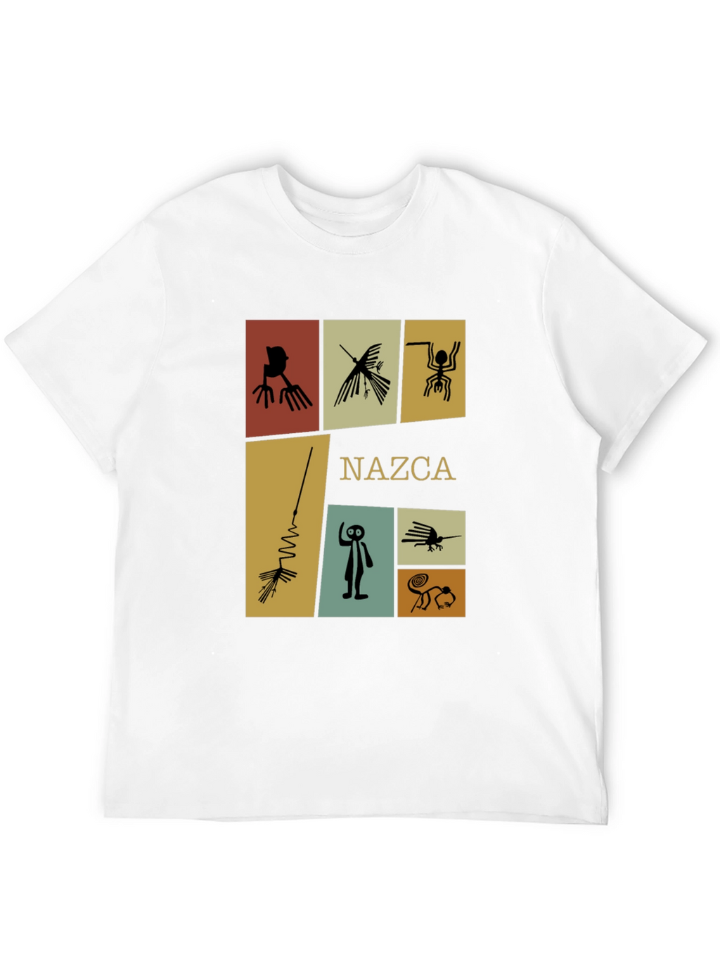 Nazca Lines T-Shirt - Unique Graphic Tee