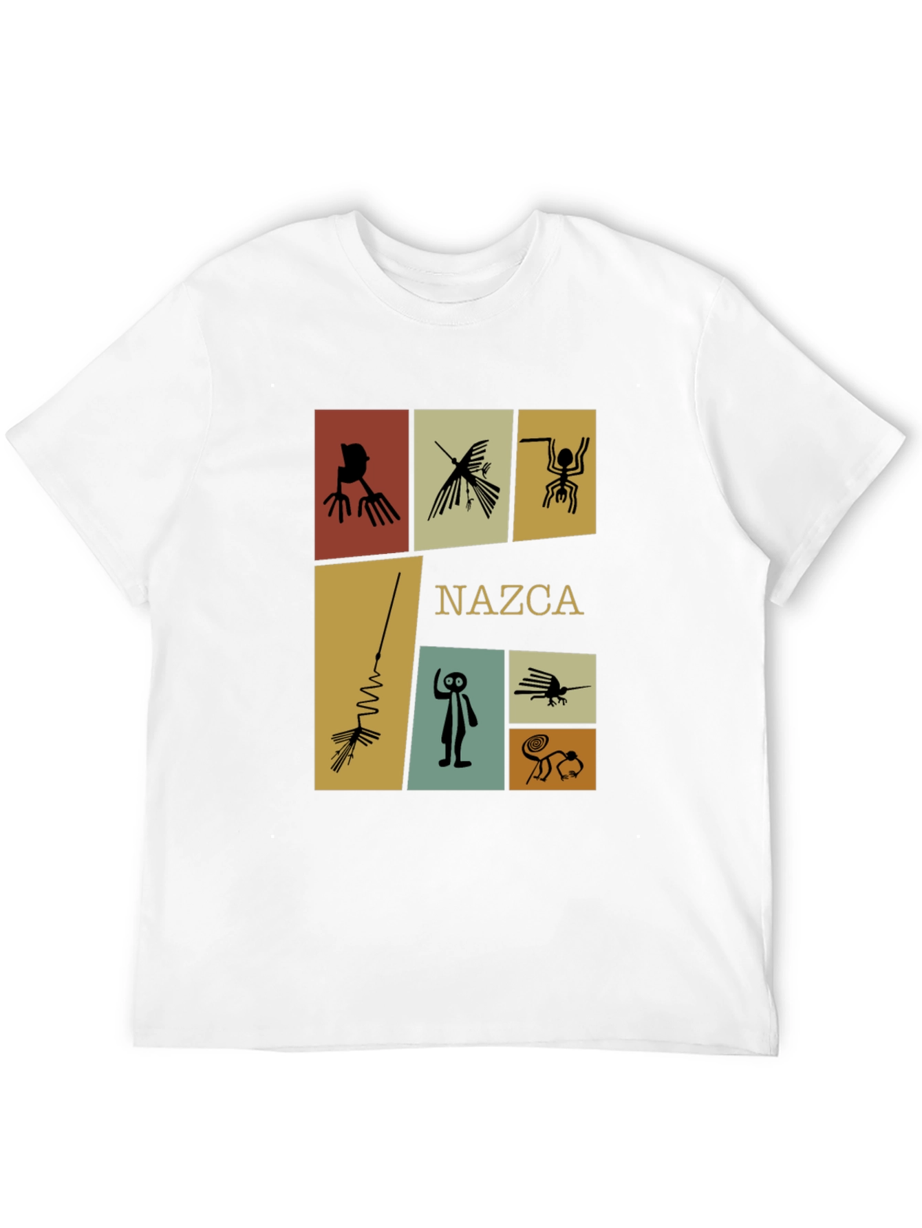 Nazca Lines T-Shirt - Unique Graphic Tee