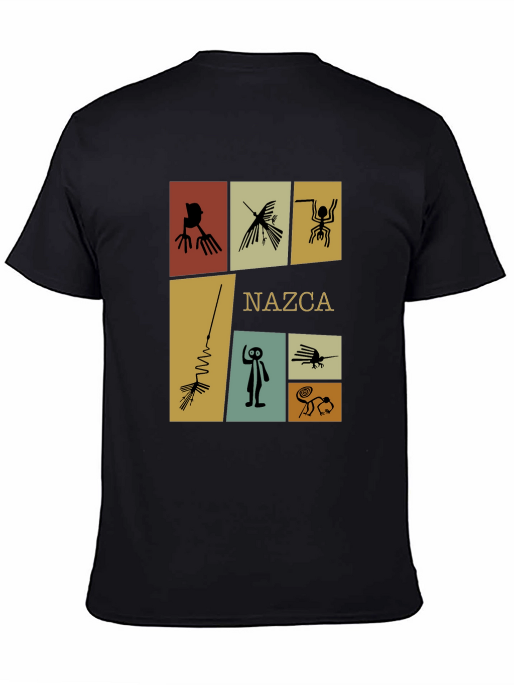 Nazca Lines T-Shirt - Unique Graphic Tee