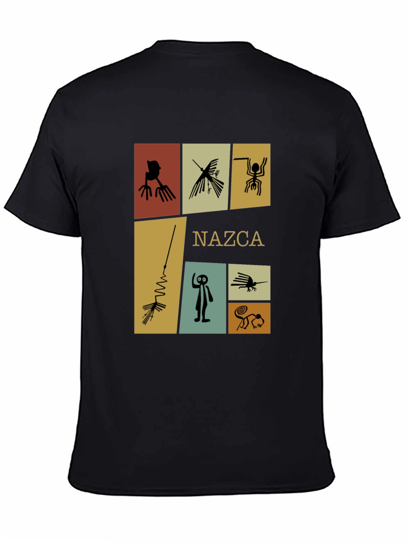 Nazca Lines T-Shirt - Unique Graphic Tee