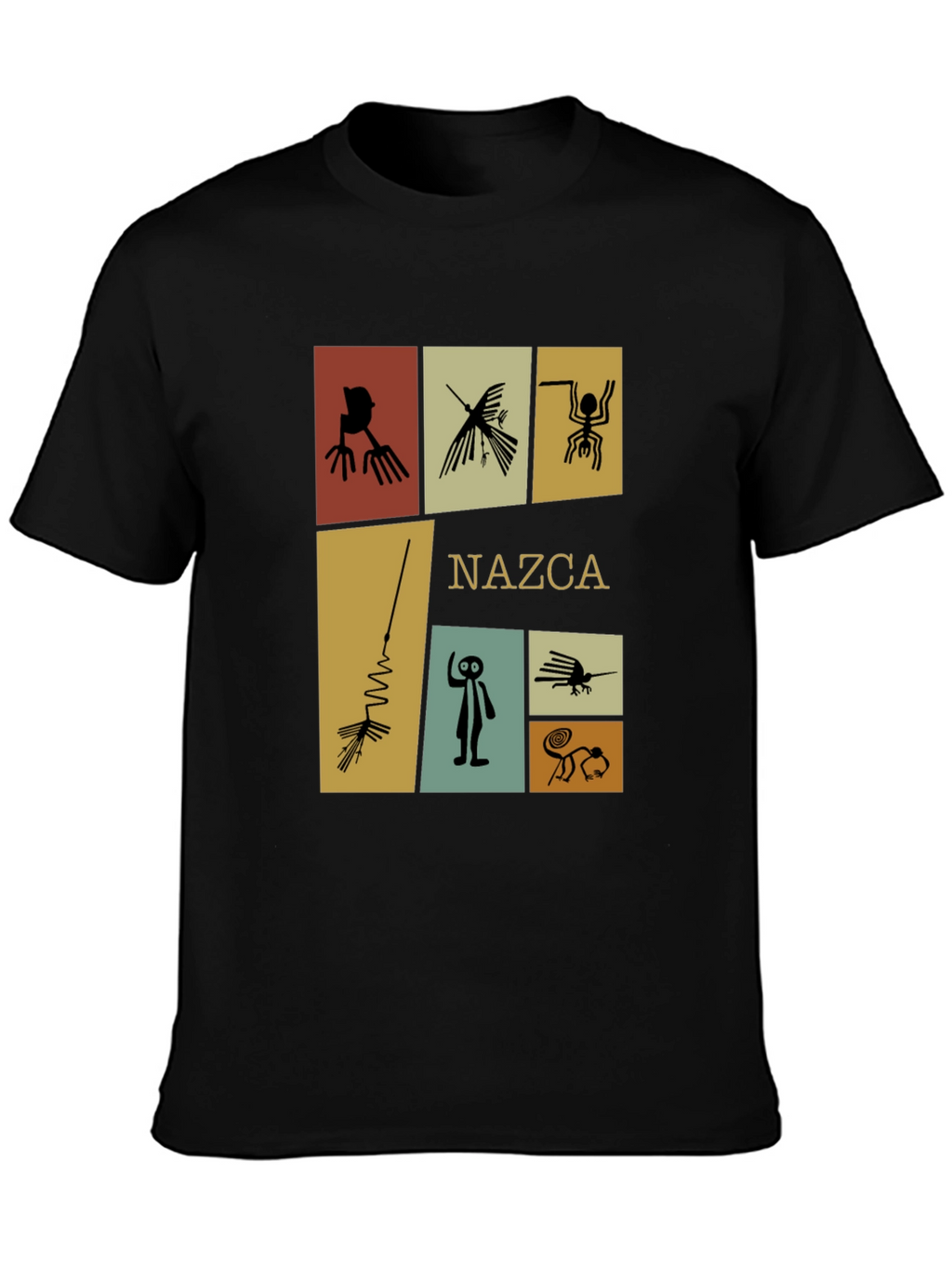 Nazca Lines T-Shirt - Unique Graphic Tee