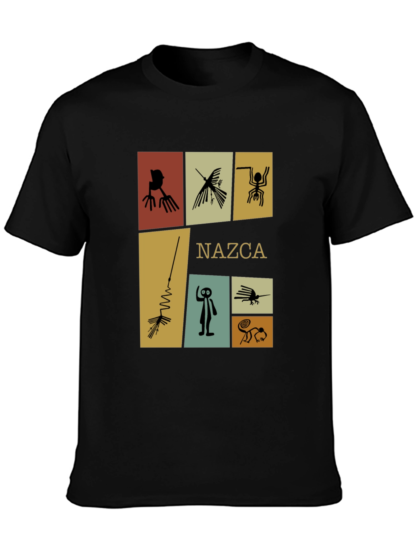 Nazca Lines T-Shirt - Unique Graphic Tee