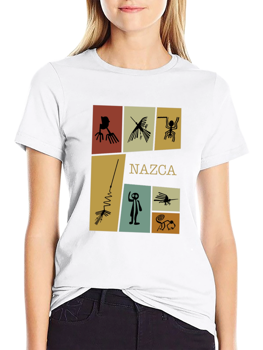 Nazca Lines T-Shirt - Unique Graphic Tee