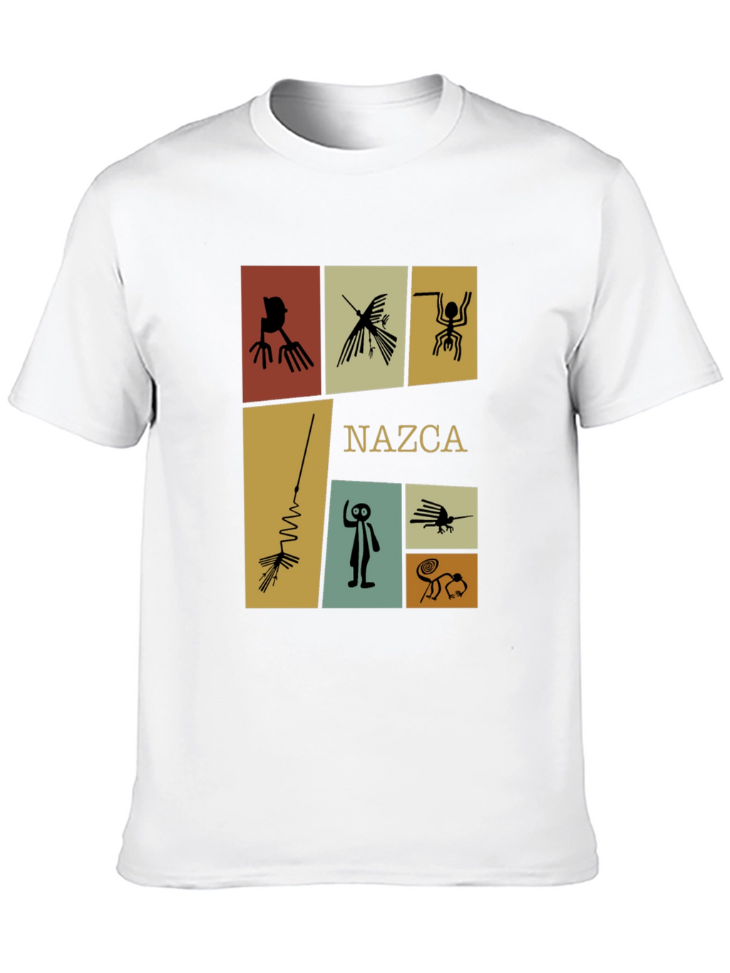 Nazca Lines T-Shirt - Unique Graphic Tee