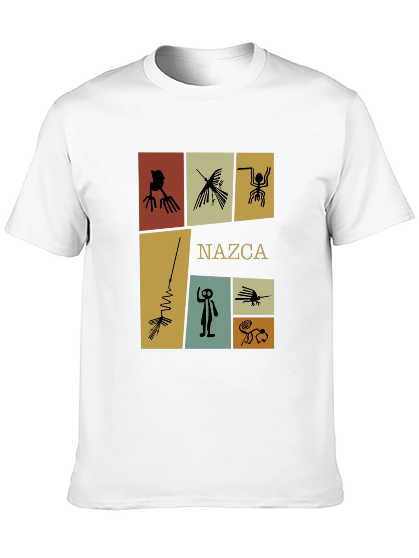 Nazca Lines T-Shirt - Unique Graphic Tee