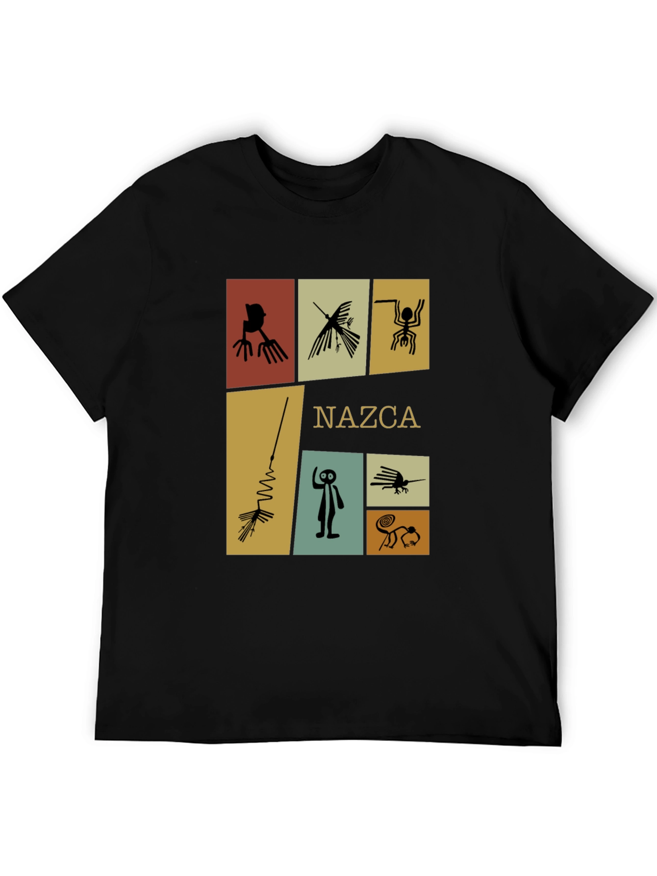 Nazca Lines T-Shirt - Unique Graphic Tee