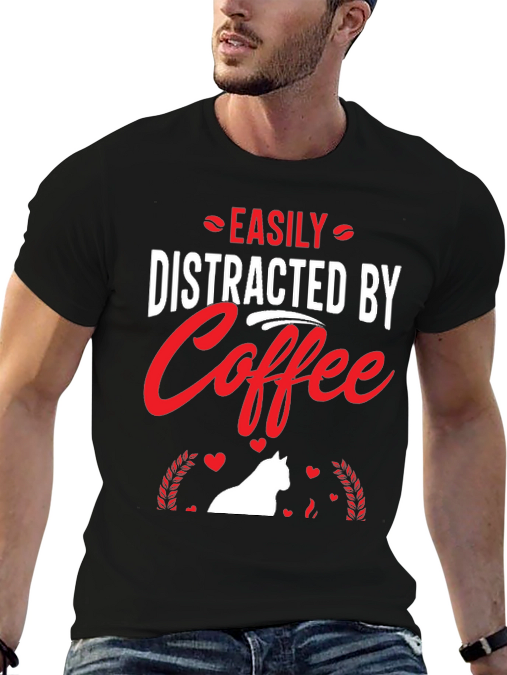 Easily Distracted By Coffee T-Shirt