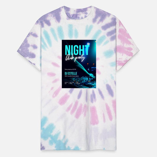 Black Purple Star Nigh Club Party Poster 2