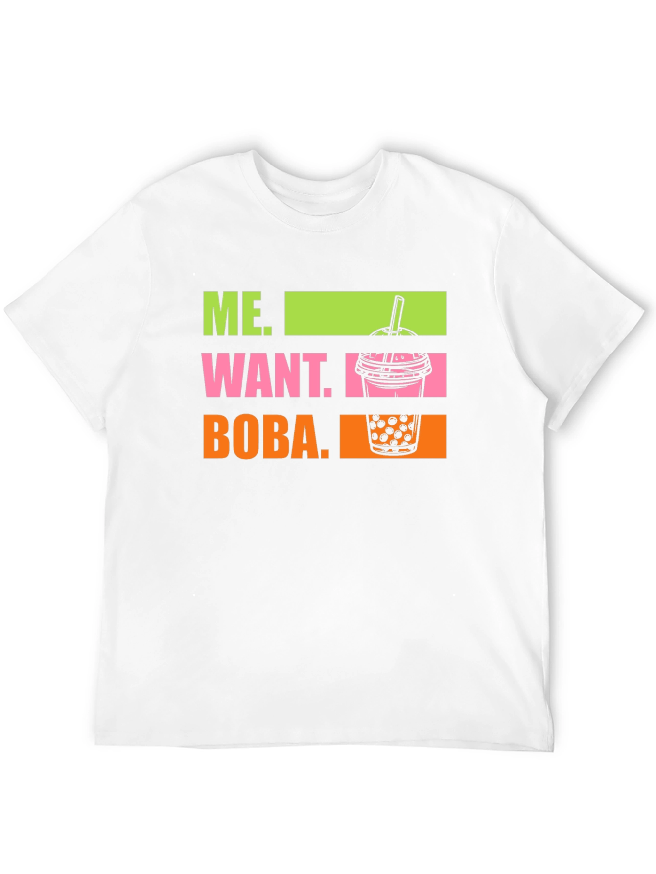 Me Want Boba T-Shirt - Trendy Graphic Tee