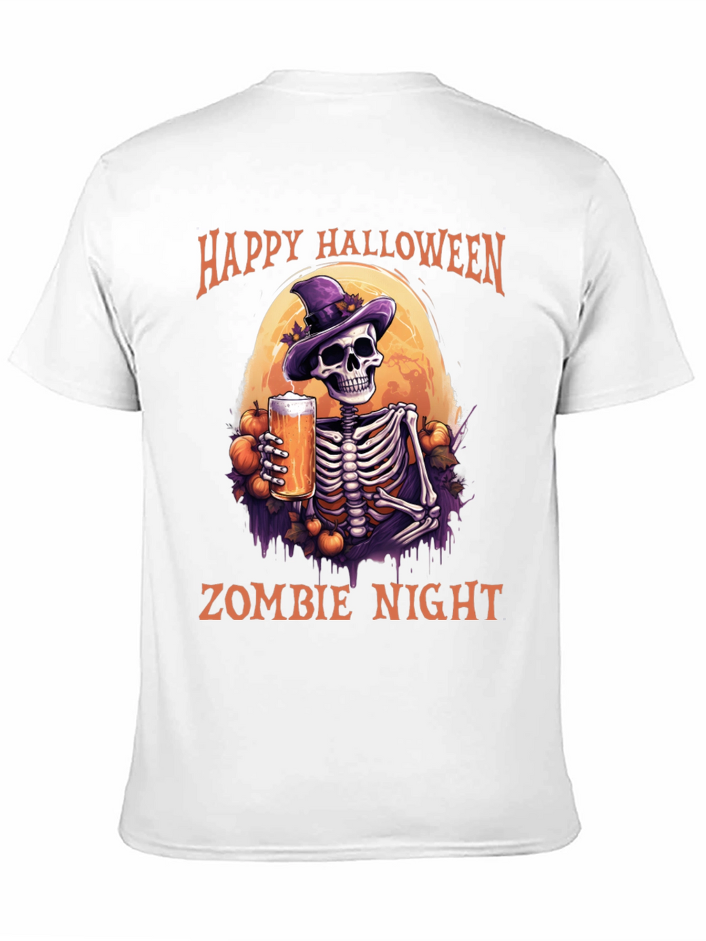 Happy Halloween Zombie Night T-Shirt