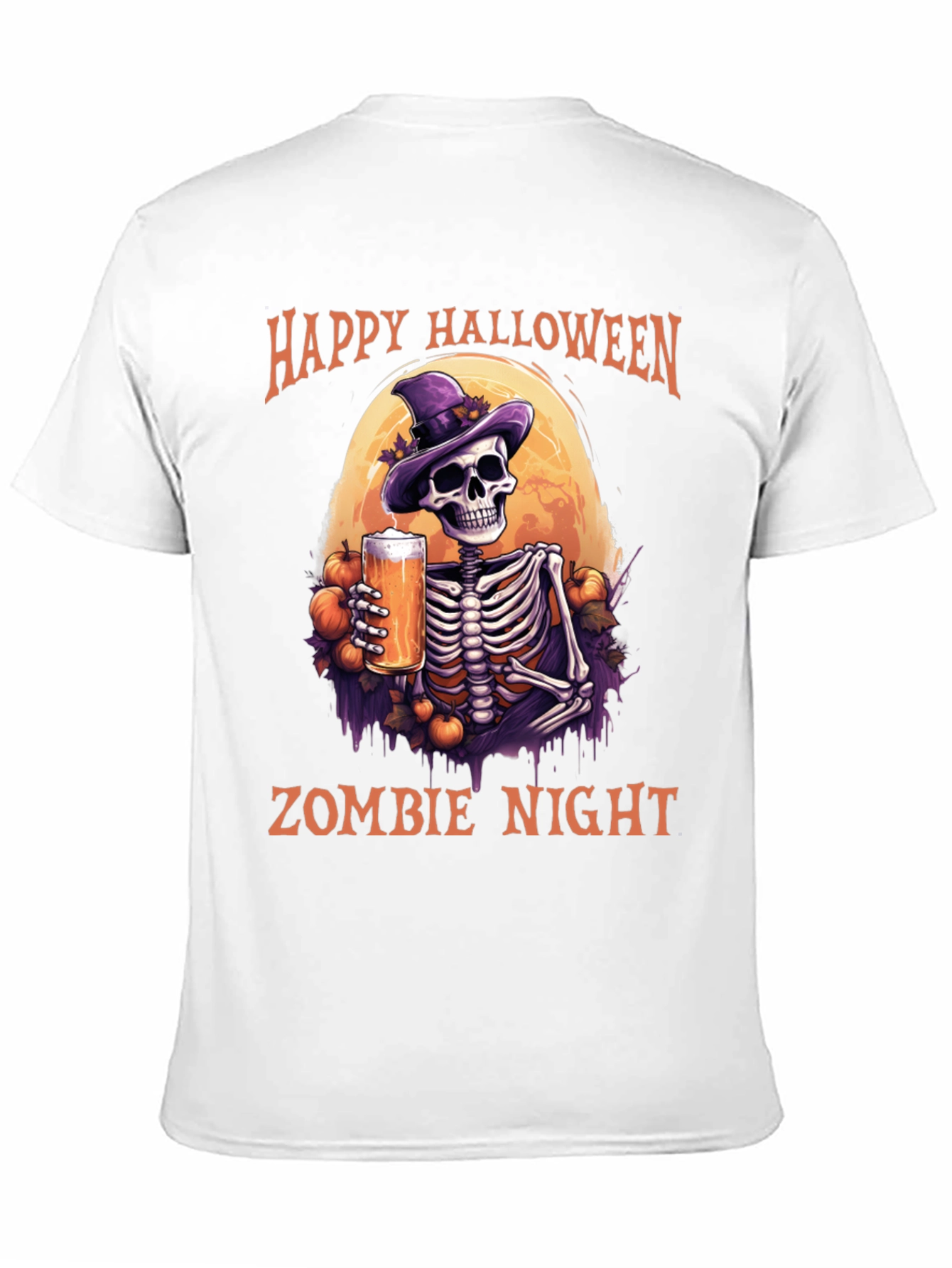 Happy Halloween Zombie Night T-Shirt
