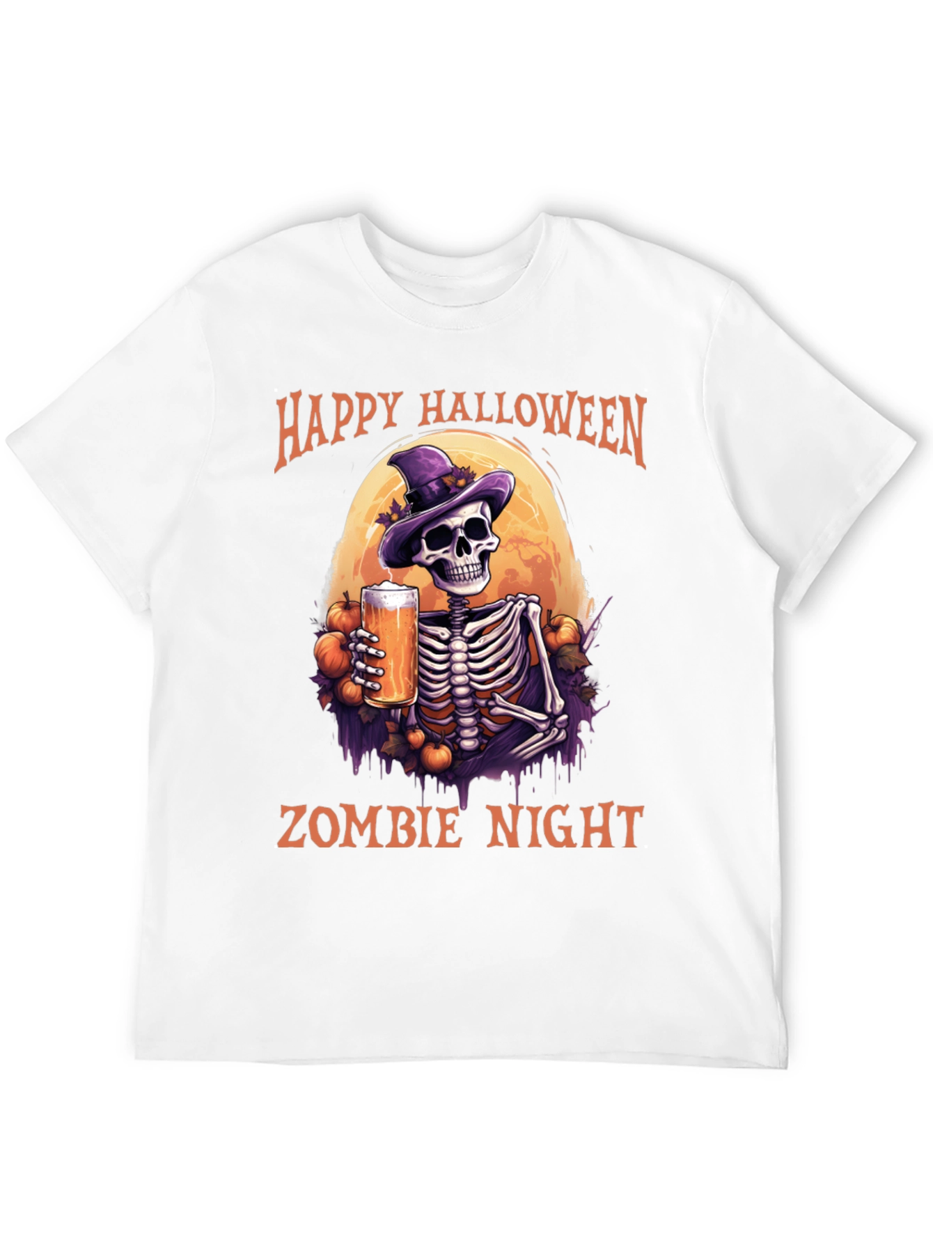 Happy Halloween Zombie Night T-Shirt