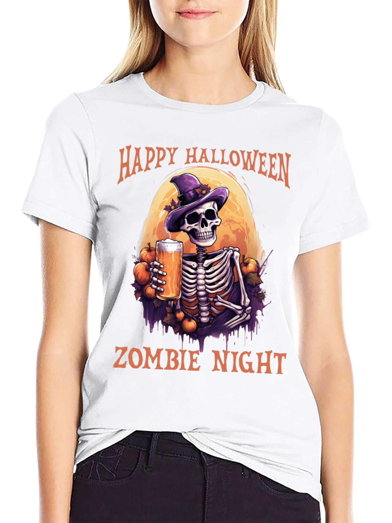 Happy Halloween Zombie Night T-Shirt