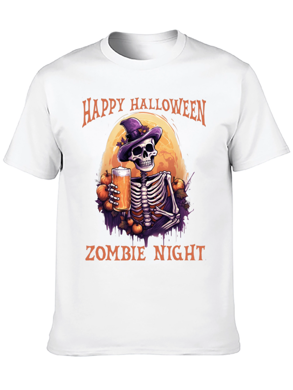 Happy Halloween Zombie Night T-Shirt