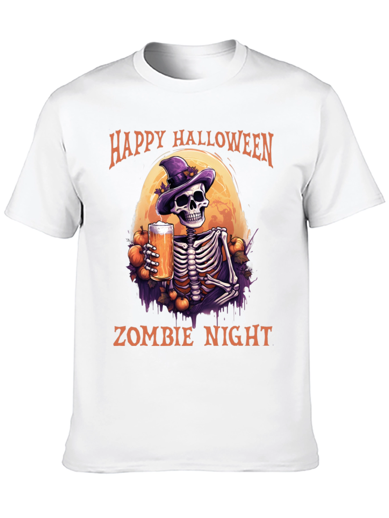Happy Halloween Zombie Night T-Shirt